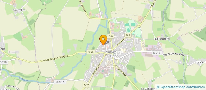 localisation de l'entreprise MADAME LAETITIA DUGUE  LES MONTS D'AUNAY