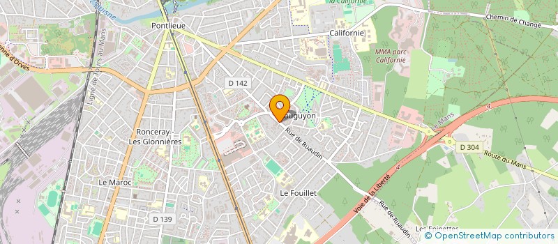 localisation de l'entreprise MADAME LAETITIA DUHOUX à LE MANS