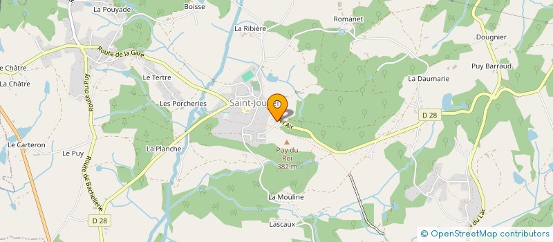 localisation de l'entreprise MADAME LAETITIA DUMAS à SAINT-JOUVENT