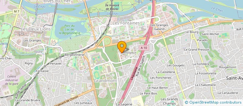 localisation de l'entreprise MADAME LAETITIA DUNOYER  TOURS