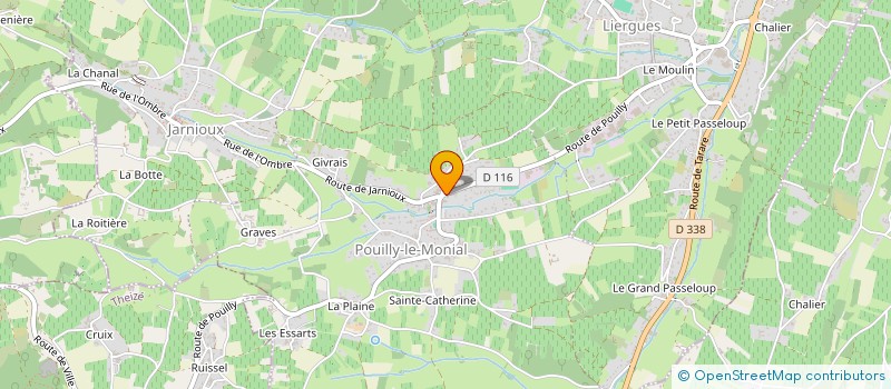 localisation de l'entreprise MADAME LAETITIA DUPASQUIER à PORTE-DES-PIERRES-DOREES