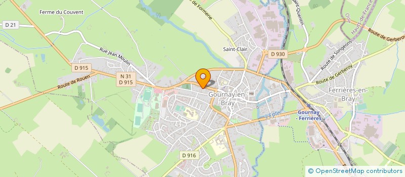 localisation de l'entreprise MADAME LAETITIA DUPLAN  GOURNAY-EN-BRAY