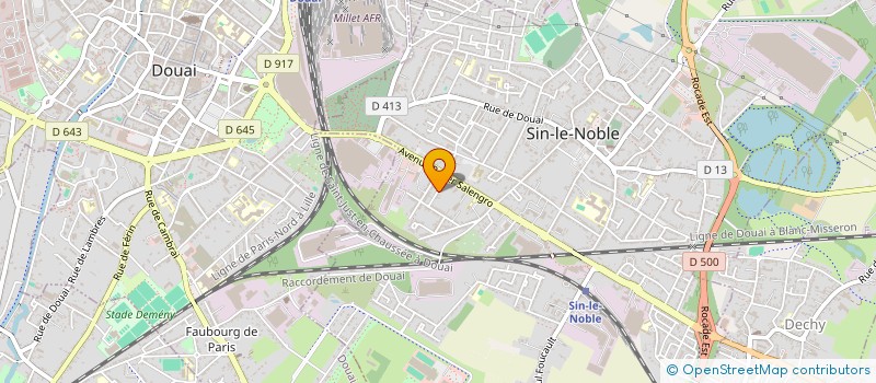 localisation de l'entreprise MADAME LAETITIA DUPONT  SIN-LE-NOBLE