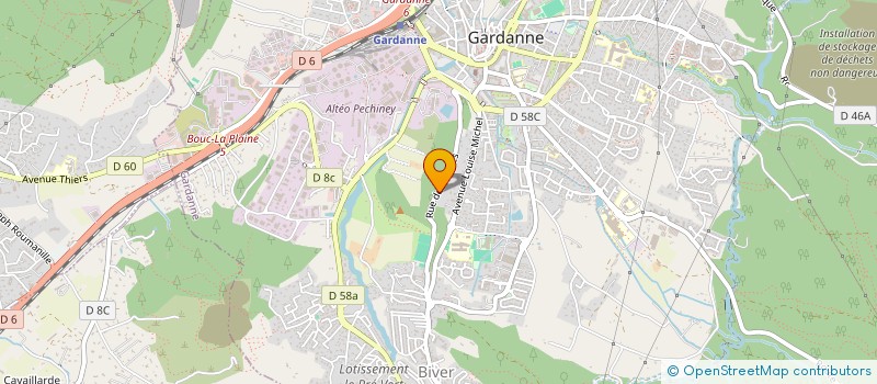 localisation de l'entreprise MADAME LAETITIA DUPOS  GARDANNE