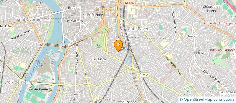 localisation de l'entreprise MADAME LAETITIA DUPUCH à TOULOUSE