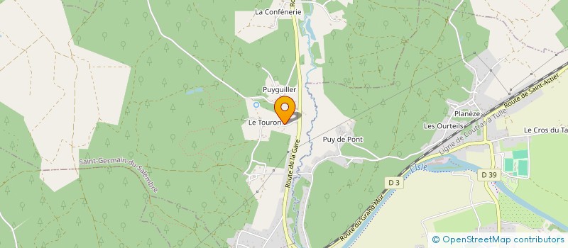 localisation de l'entreprise MADAME LAETITIA DUPUY  SAINT-GERMAIN-DU-SALEMBRE