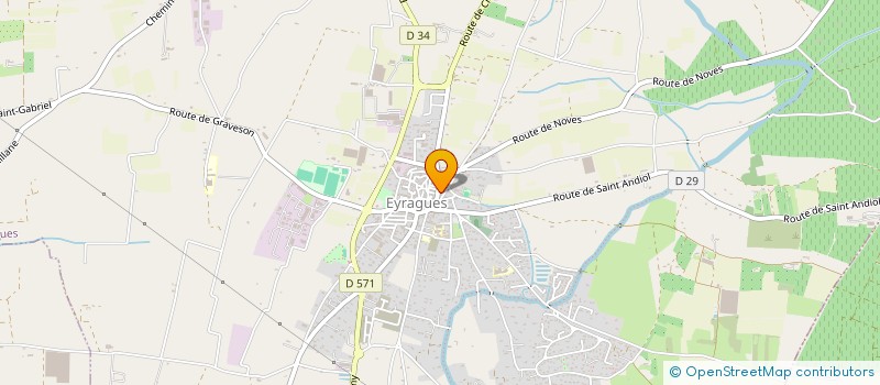 localisation de l'entreprise MADAME LAETITIA DURAND  EYRAGUES