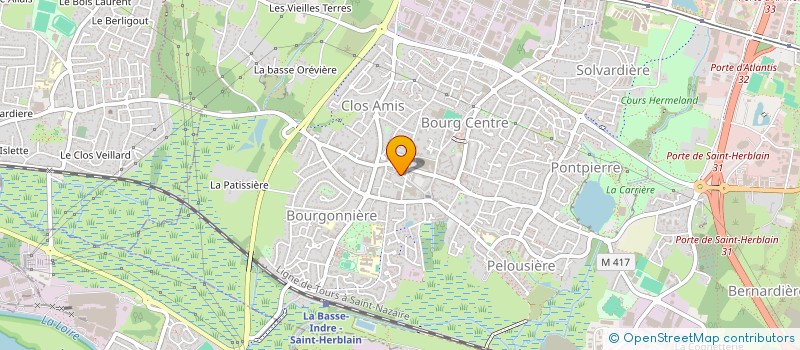 localisation de l'entreprise MADAME LAETITIA DURAND  ST-HERBLAIN