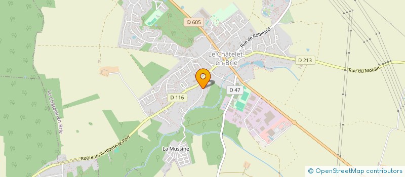 localisation de l'entreprise MADAME LAETITIA DURAND  LE CHATELET-EN-BRIE