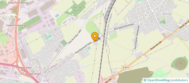 localisation de l'entreprise MADAME LAETITIA DURAND  LOISON-SOUS-LENS