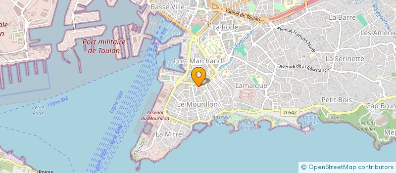 localisation de l'entreprise MADAME LAETITIA DUTEIL  TOULON