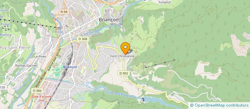 localisation de l'entreprise MADAME LAETITIA DUTERTRE à BRIANCON