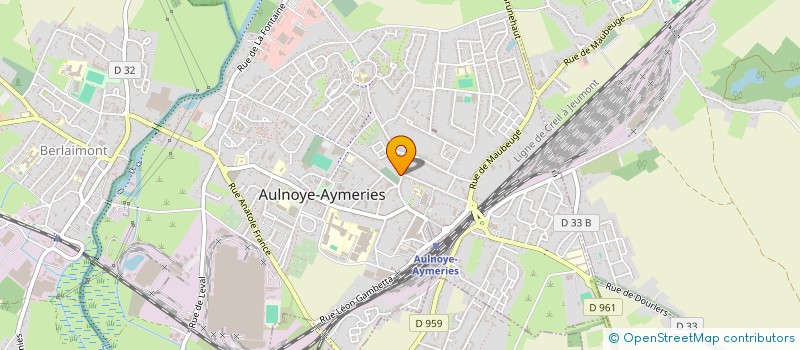 localisation de l'entreprise MADAME LAETITIA DUTRONT  AULNOYE-AYMERIES