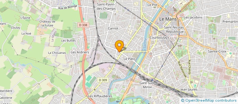 localisation de l'entreprise MADAME LAETITIA DUVAL à LE MANS