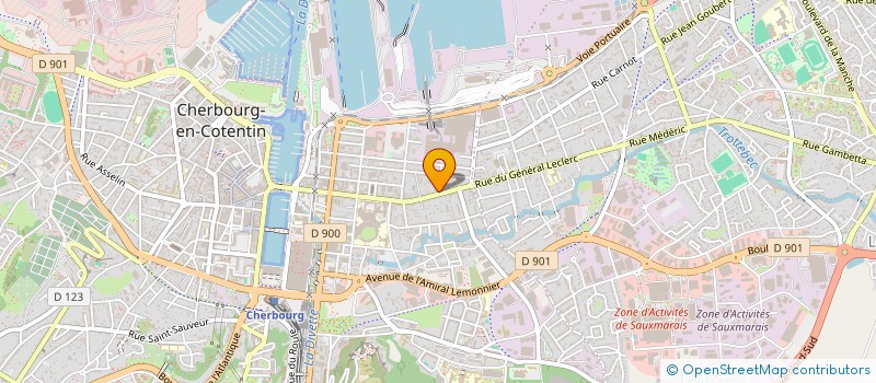 localisation de l'entreprise MADAME LAETITIA EMBARECK  CHERBOURG-EN-COTENTIN