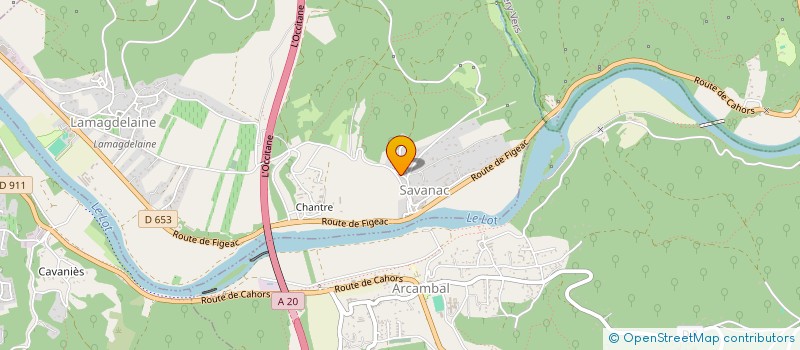 localisation de l'entreprise MADAME LAETITIA EMPIS  LAMAGDELAINE