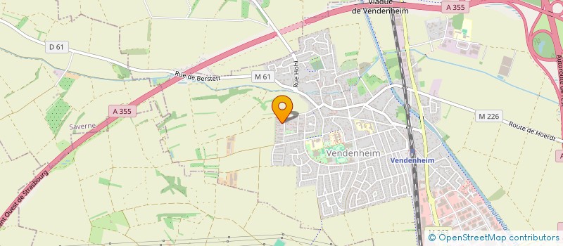 localisation de l'entreprise MADAME LAETITIA ERHOLD  VENDENHEIM