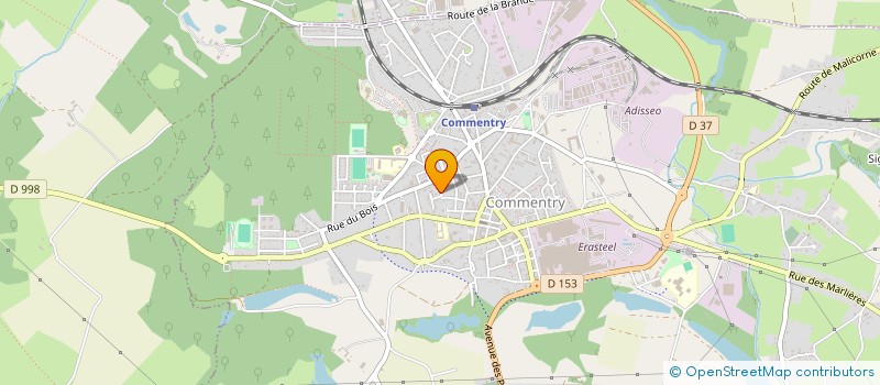 localisation de l'entreprise MADAME LAETITIA ESCARZAGA  COMMENTRY