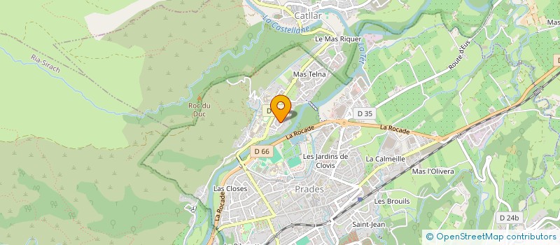 localisation de l'entreprise MADAME LAETITIA ESQUERRE à PRADES