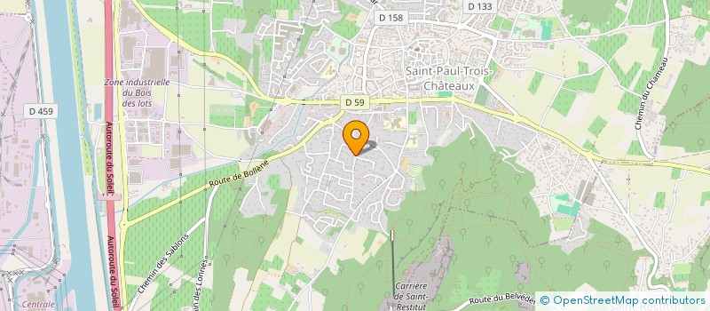 localisation de l'entreprise MADAME LAETITIA ESTELLER à SAINT-PAUL-TROIS-CHATEAUX