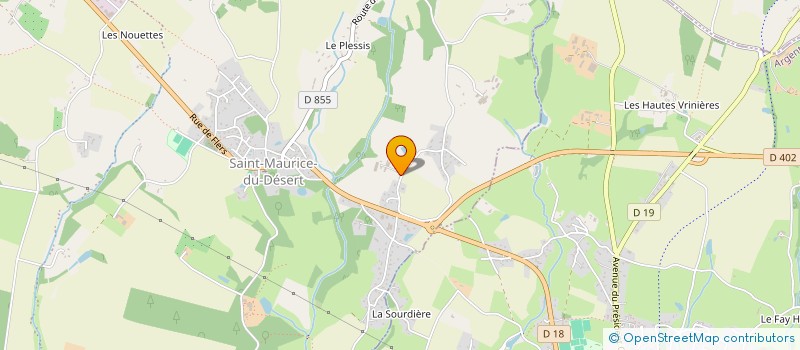 localisation de l'entreprise MADAME LAETITIA ETILLIEUX à LES MONTS-D'ANDAINE