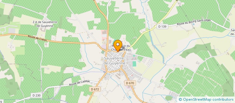 localisation de l'entreprise MADAME LAETITIA EYSSON à SAUVETERRE-DE-GUYENNE