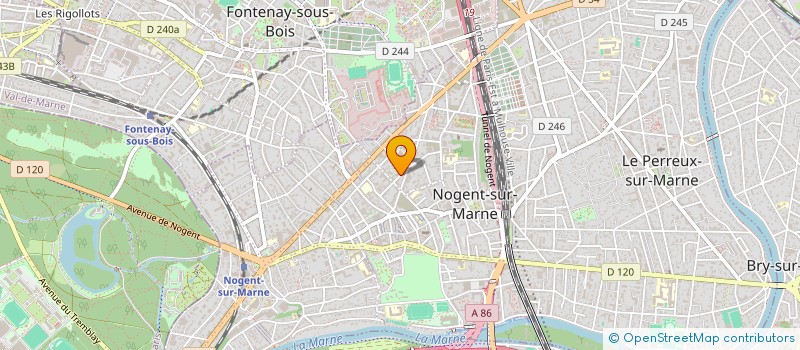 localisation de l'entreprise MADAME LAETITIA FABRI à NOGENT-SUR-MARNE