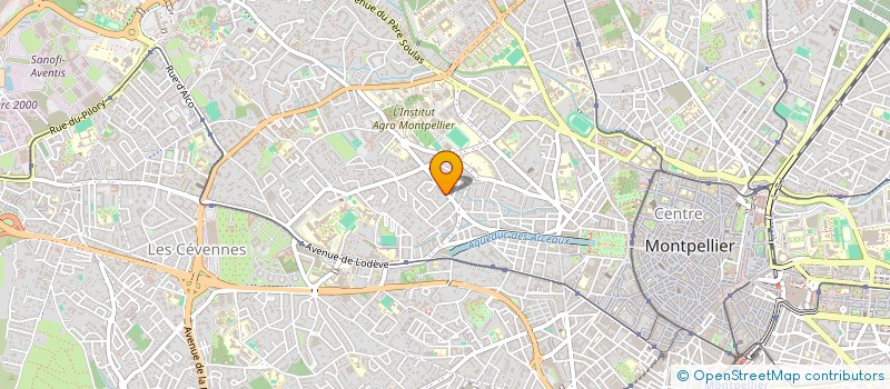 localisation de l'entreprise MADAME LAETITIA FARHI à MONTPELLIER
