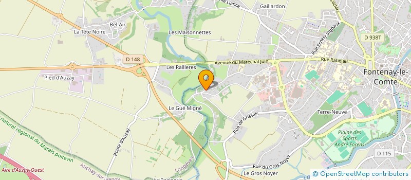 localisation de l'entreprise MADAME LAETITIA FATIN  FONTENAY-LE-COMTE