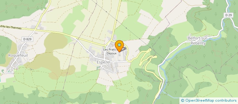 localisation de l'entreprise MADAME LAETITIA FAUCHE  ESPEZEL