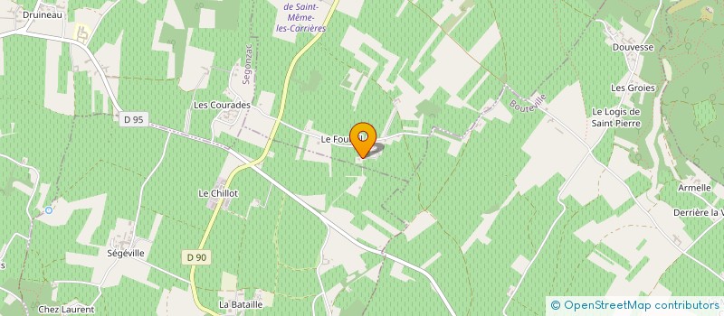 localisation de l'entreprise MADAME LAETITIA FAUCONNET à SAINT-MEME-LES-CARRIERES
