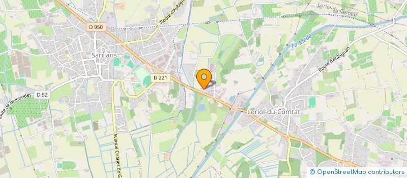 localisation de l'entreprise MADAME LAETITIA FAURE  LORIOL-DU-COMTAT