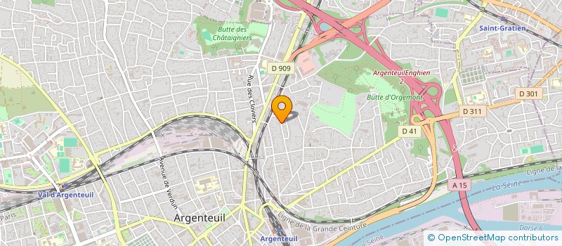 localisation de l'entreprise MADAME LAETITIA FAURE  ARGENTEUIL