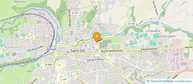 localisation de l'entreprise MADAME LAETITIA FAUTRAT  SAINT-LO