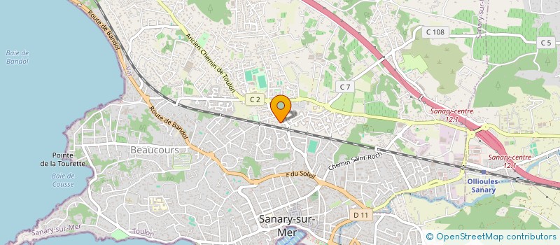 localisation de l'entreprise MADAME LAETITIA FAVAZZO à SANARY-SUR-MER