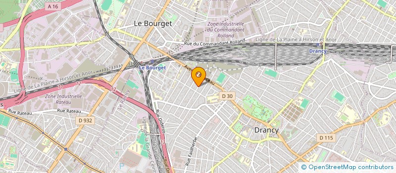 localisation de l'entreprise MADAME LAETITIA FELGUEIRAS à DRANCY
