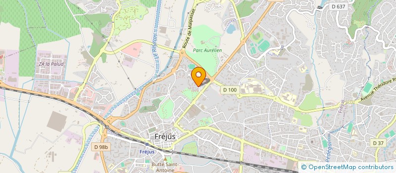 localisation de l'entreprise MADAME LAETITIA FERNANDES à FREJUS