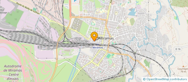 localisation de l'entreprise MADAME LAETITIA FERRAND à MIRAMAS