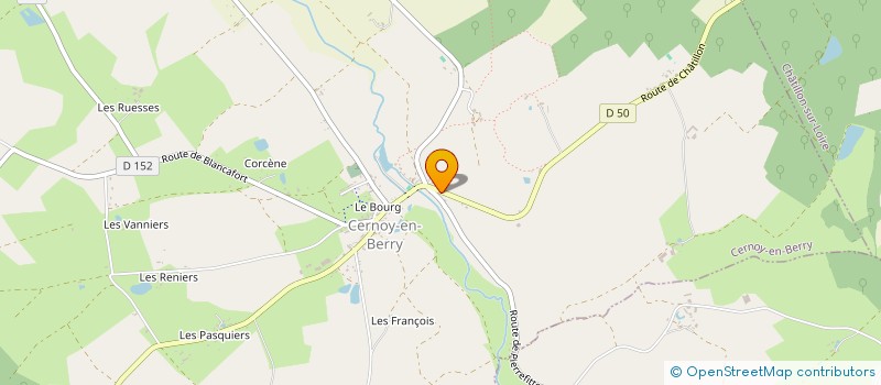localisation de l'entreprise MADAME LAETITIA FERRAZ à CERNOY-EN-BERRY