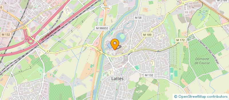 localisation de l'entreprise MADAME LAETITIA FERREUX à LATTES