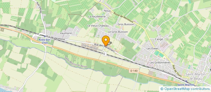 localisation de l'entreprise MADAME LAETITIA FILY  SAINT-MARTIN-LE-BEAU