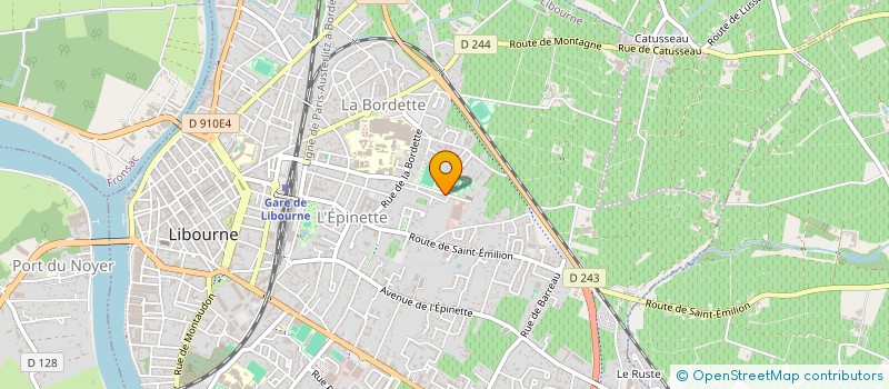 localisation de l'entreprise MADAME LAETITIA FINCK à LIBOURNE