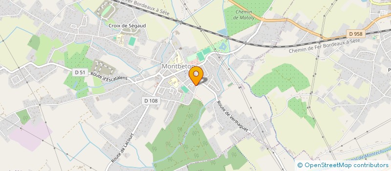 localisation de l'entreprise MADAME LAETITIA FIORUCCI  MONTECH