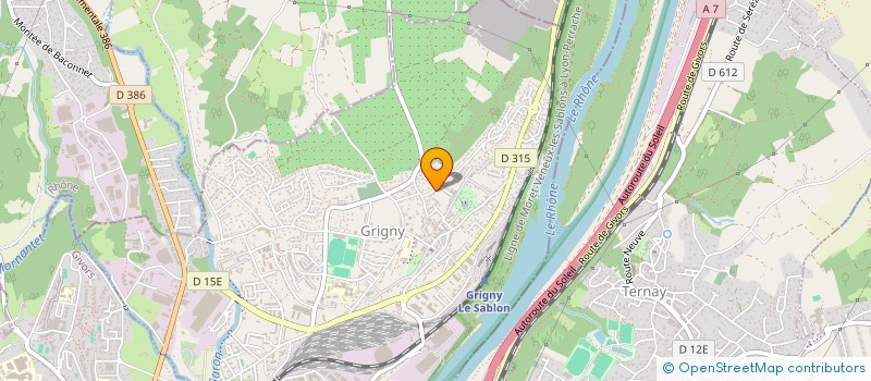 localisation de l'entreprise MADAME LAETITIA FLACHY  GRIGNY