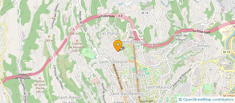 localisation de l'entreprise MADAME LAETITIA FLAMENT à NICE
