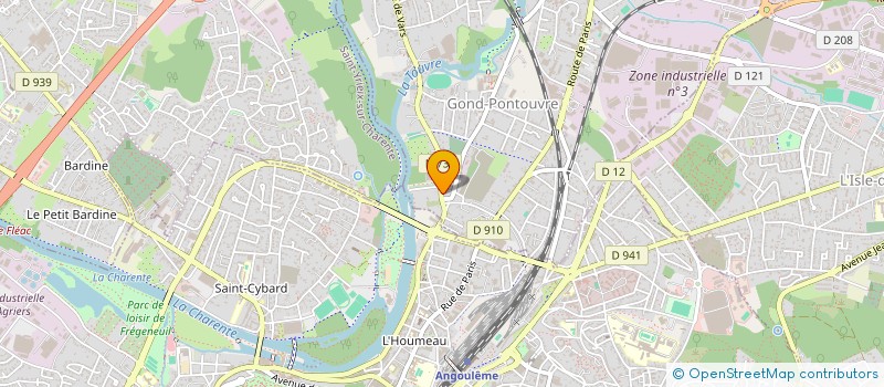 localisation de l'entreprise MADAME LAETITIA FORESTAS  GOND-PONTOUVRE