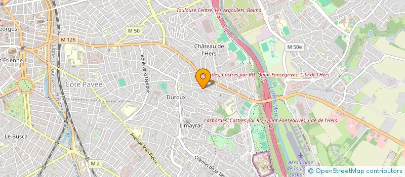 localisation de l'entreprise MADAME LAETITIA FORGUE à TOULOUSE