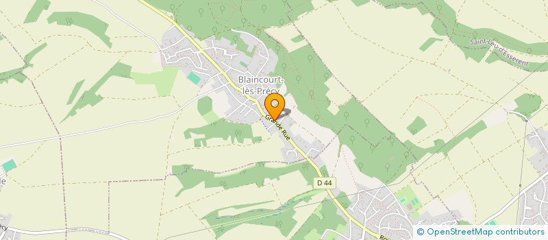 localisation de l'entreprise MADAME LAETITIA FOSSIER  BLAINCOURT-LES-PRECY