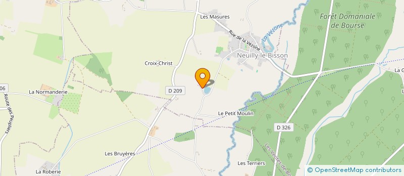 localisation de l'entreprise MADAME LAETITIA FOUET à NEUILLY-LE-BISSON