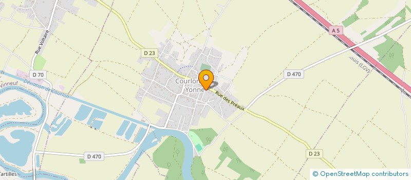 localisation de l'entreprise MADAME LAETITIA FOUET  COURLON-SUR-YONNE